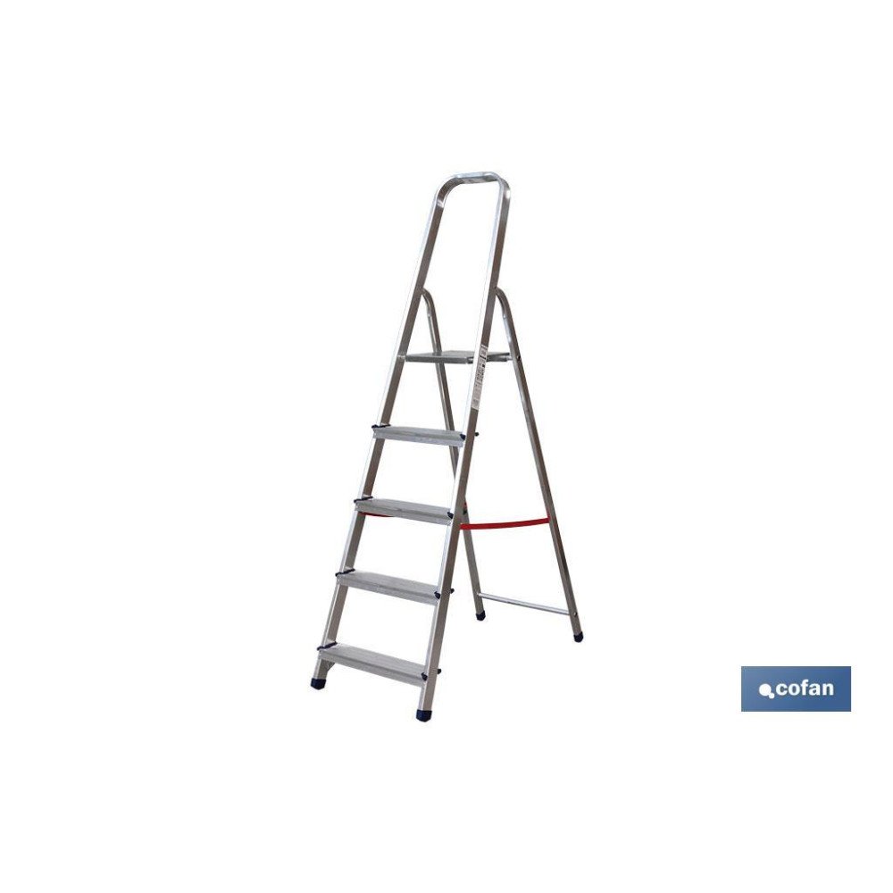 ESCALERA ALUMINIO 2 PELDAÑOS Y 0,41 M ALTURA ÚTIL (PACK: 1 UDS)