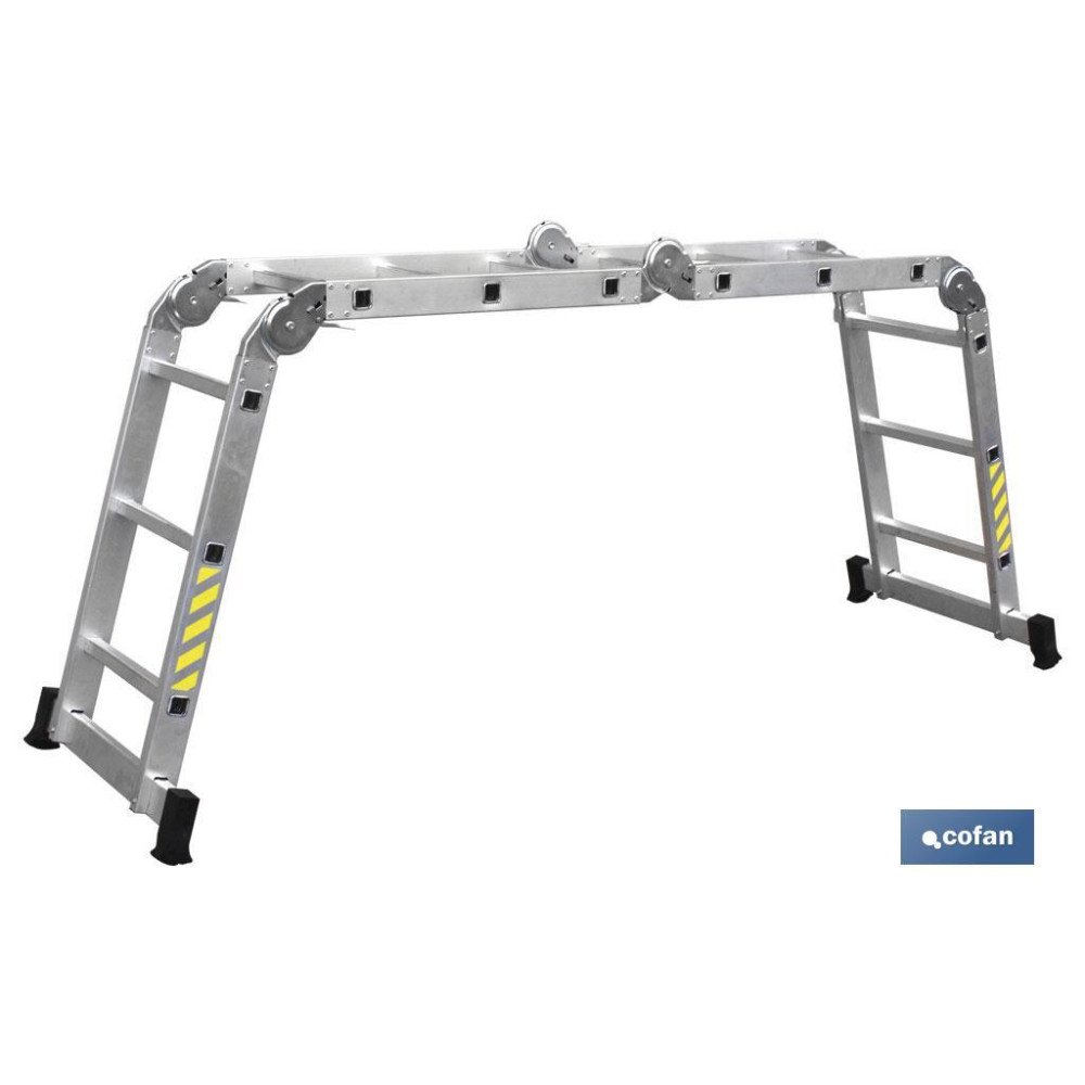 ESCALERA MULTIUSOS ALUMINIO 4 x 3 PELDAÑOS Y 3,25 M (PACK: 1 UDS)