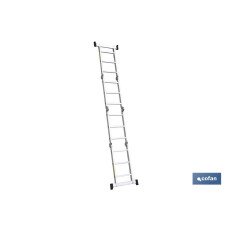 ESCALERA MULTIUSOS ALUMINIO 4 x 3 PELDAÑOS Y 3,25 M (PACK: 1 UDS)