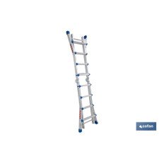 ESCALERA PLUS ALUMINIO MULTIPOSICIÓN 4 x 4 PELDAÑOS Y 3,83 M (PACK: 1 UDS)