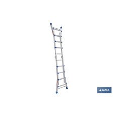 ESCALERA PLUS ALUMINIO MULTIPOSICIÓN 4 x 4 PELDAÑOS Y 3,83 M (PACK: 1 UDS)
