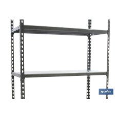 ESTANTERÍA ANTRACITA 5 BALDAS DE ACERO GALVANIZADO 1800 X 900 X 400 MM (PACK: 1 UDS)