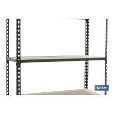 ESTANTERÍA ANTRACITA 5 BALDAS DE MADERA 1800 X 900 X 400 MM (PACK: 1 UDS)
