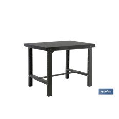 BANCO DE TRABAJO ANTRACITA DE ACERO L-1200 MM (PACK: 1 UDS)