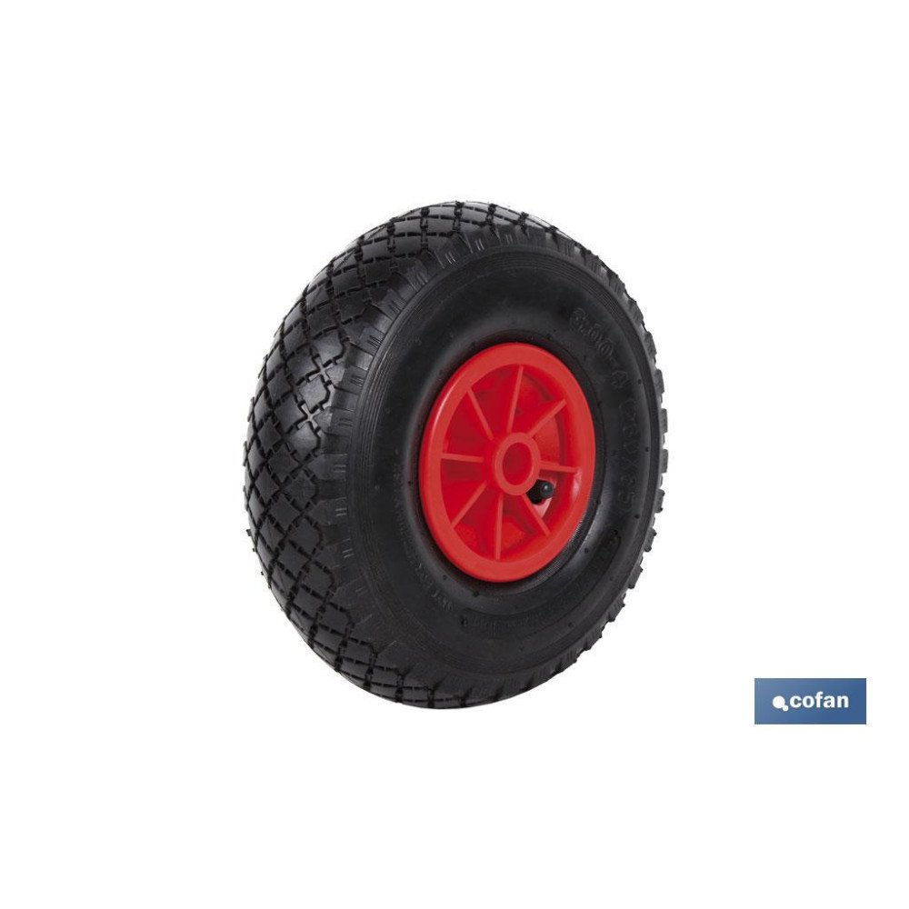 RUEDA CARRET. ALMACEN NEUMÁTICA S/RODAMIENTO (PACK: 1 UDS)
