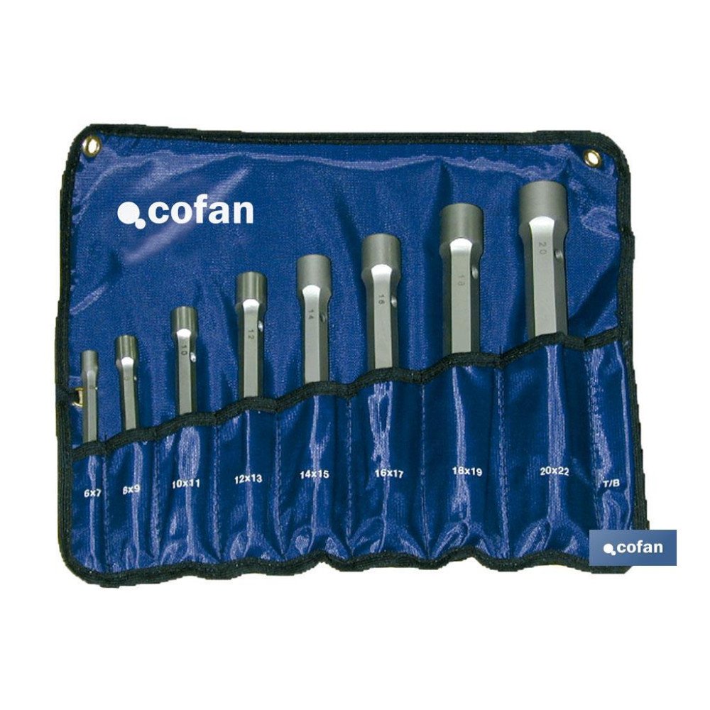 JUEGO DE 8 LLAVES DE TUBO (PACK: 1 UDS)