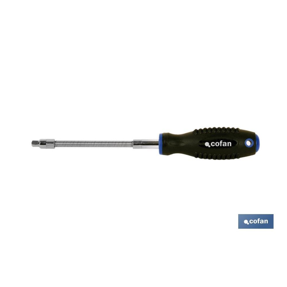 SET DESTORNILLADOR FLEX. + 9 VASOS 1/4 (5-13MM.) (PACK: 1 UDS)