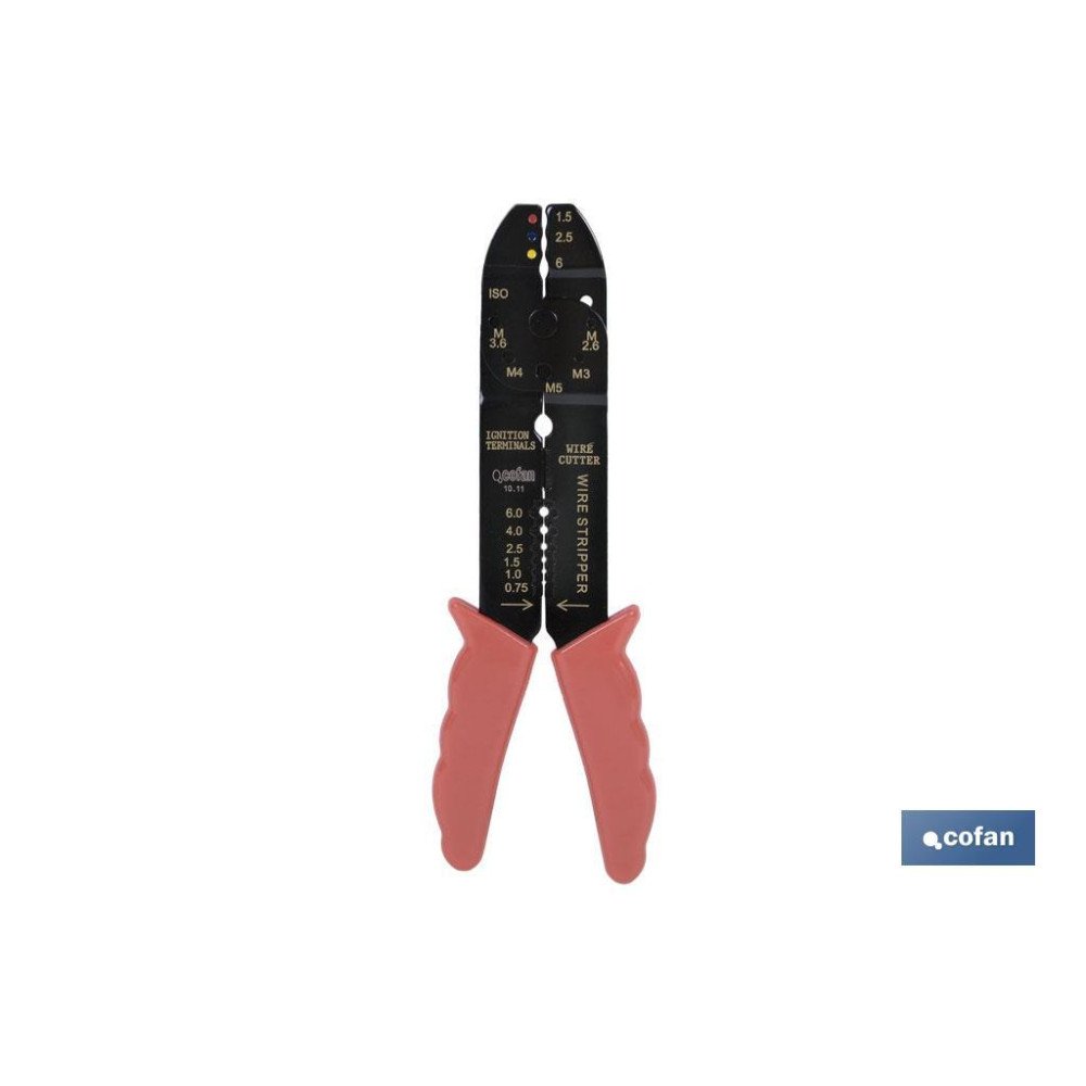ALICATE TERMINALES AISLADOS 200 MM. (PACK: 1 UDS)