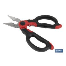 TIJERAS ELECTRICISTA PROFESIONAL 160mm (pelacables/crimpar) (PACK: 1 UDS)