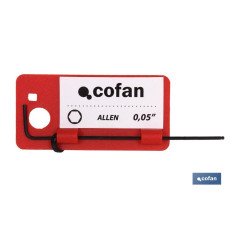 LLAVE ALLEN PULGADAS M- 1/8 (PACK: 1 UDS)