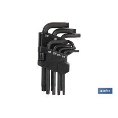 SET LLAVES TORX 7 UDS. (10-40) (PACK: 1 UDS)