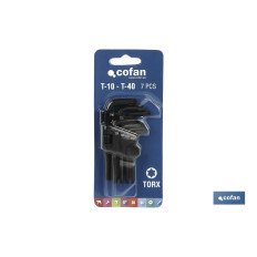 SET LLAVES TORX 7 UDS. (10-40) (PACK: 1 UDS)