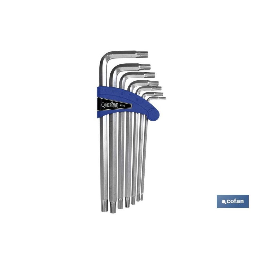 JUEGO DE LLAVES RIBE 7 PCS. (M4-M10) (PACK: 1 UDS)