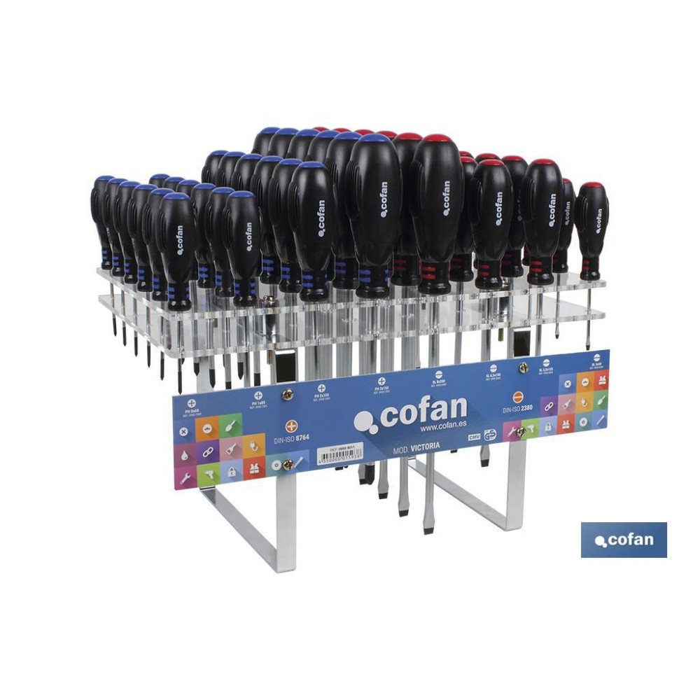 EXPOSITOR DESTORNILLADORES 48 PCS. (PACK: 1 UDS)