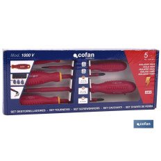 SET 5 DESTORNILLADORES 1000V (PACK: 1 UDS)