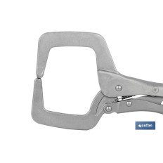 TENAZA GRIP C/MORDAZAS EN C BASCULANTES 18 (PACK: 1 UDS)