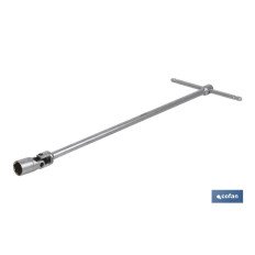 LLAVE ARTICULADA EN T 8MM (PACK: 1 UDS)