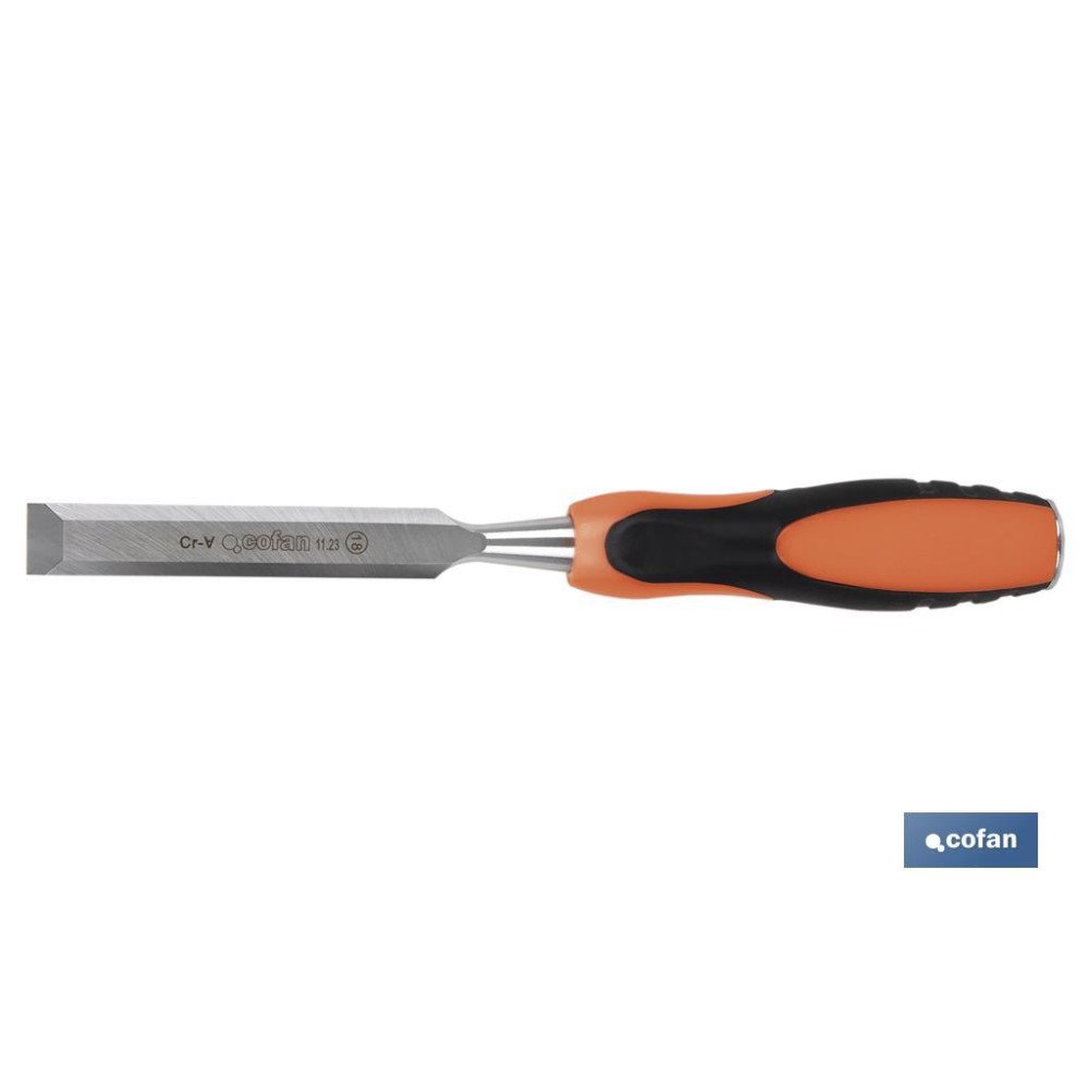 FORMÓN CON MANGO BIMATERIAL ANCHO DE CORTE 18 MM (PACK: 1 UDS)