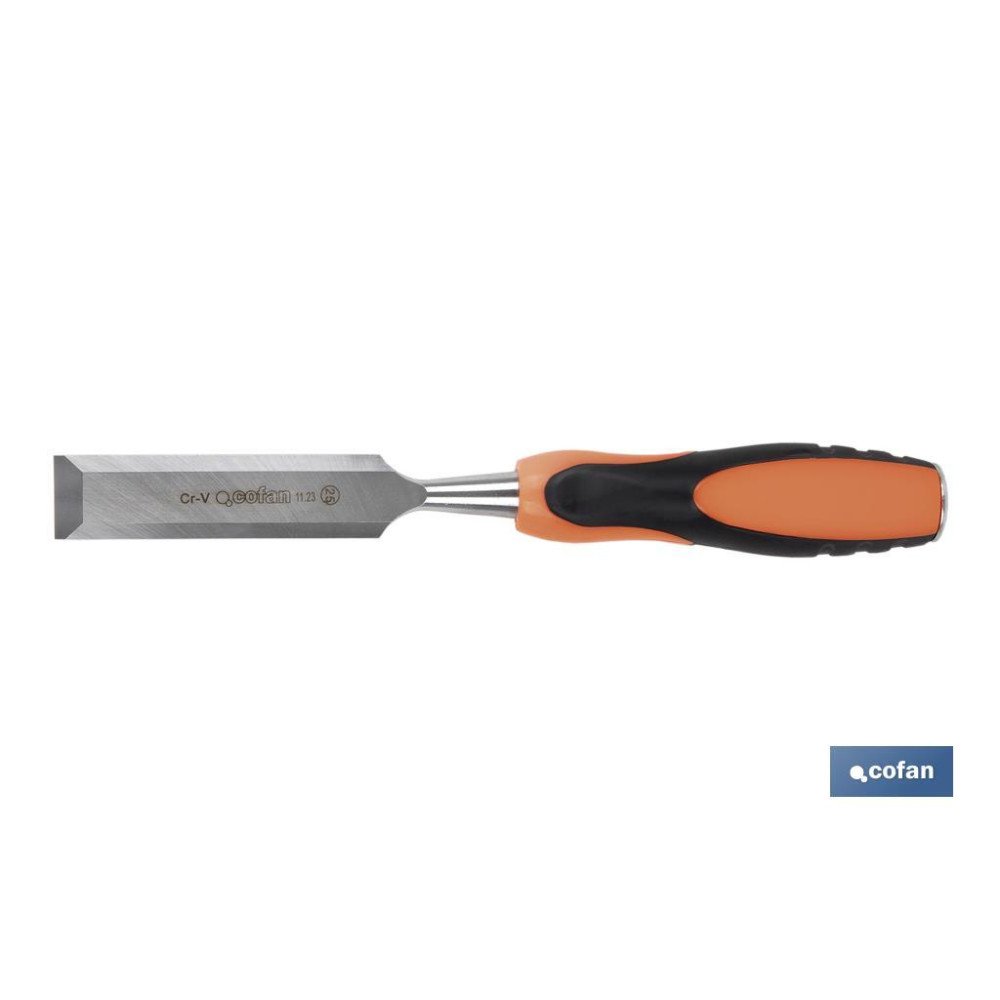 FORMÓN CON MANGO BIMATERIAL ANCHO DE CORTE 25 MM (PACK: 1 UDS)