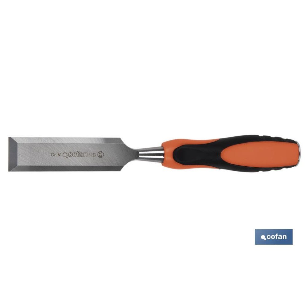 FORMÓN CON MANGO BIMATERIAL ANCHO DE CORTE 30 MM (PACK: 1 UDS)