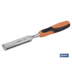 FORMÓN CON MANGO BIMATERIAL ANCHO DE CORTE 32 MM (PACK: 1 UDS)