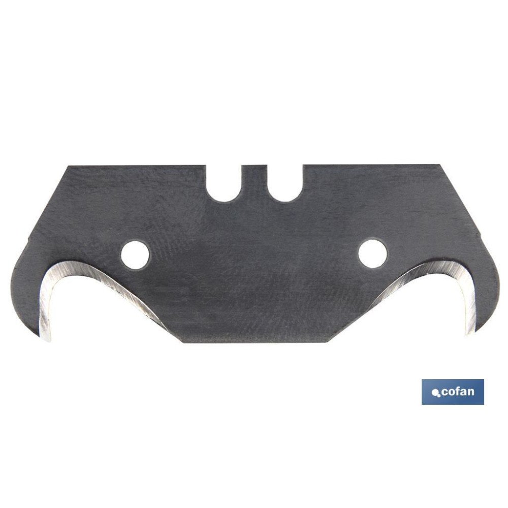 PACK 5 CUCHILLAS TIPO GANCHO CUTTER ZAMAK (PACK: 1 UDS)