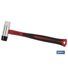 MARTILLO NYLON/PU Ø28 MM CON MANGO FIBRA (PACK: 1 UDS)