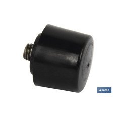 CABEZAL MARTILLO DE NYLON BLANCO Ø28 MM (PACK: 1 UDS)