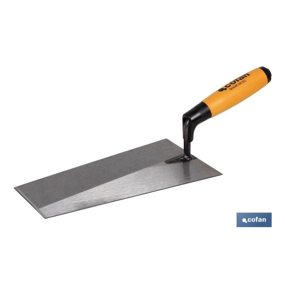 PALETA PUNTA CUADRADA L-260mm. MANGO GOMA (PACK: 1 UDS)