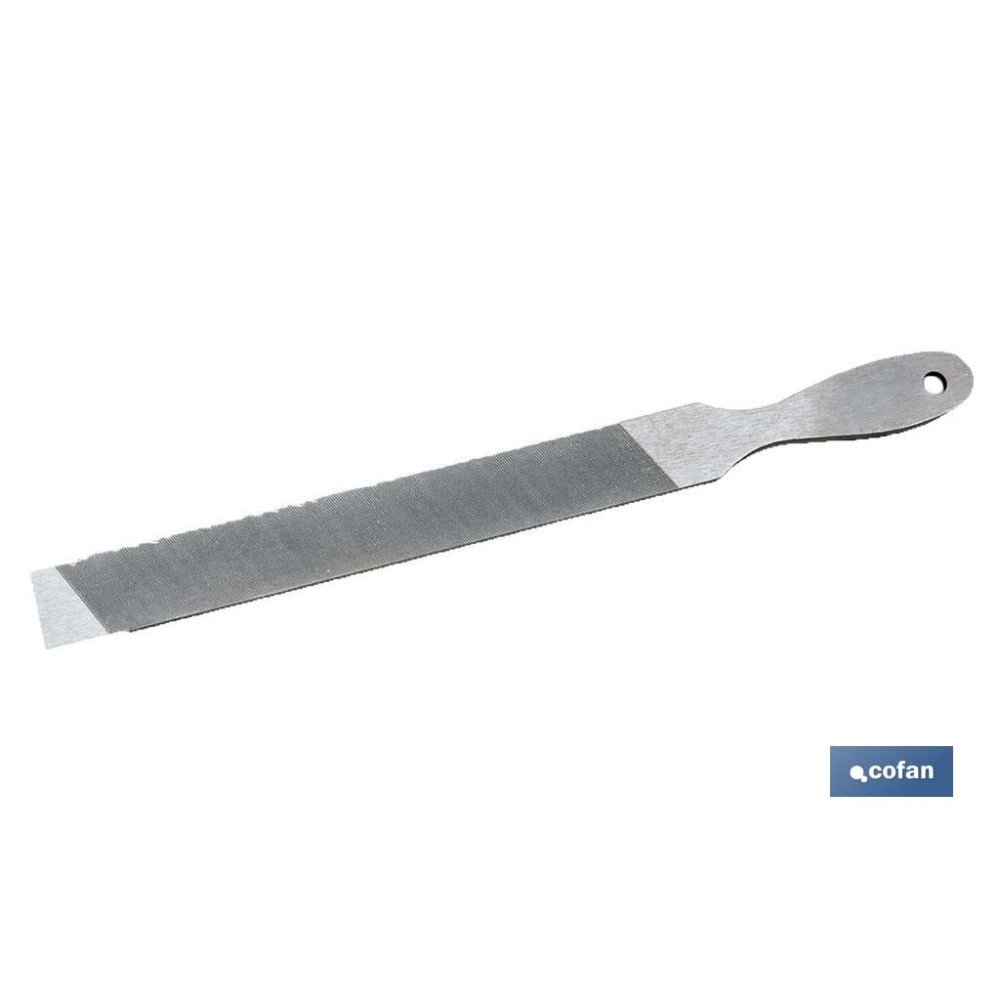LIMA PLANA MANGO METAL 200mm GR-16 ENTREFINA (PACK: 1 UDS)