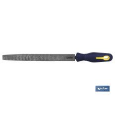 ESCOFINA PLANA PARALELA 250mm CON MANGO (PACK: 1 UDS)