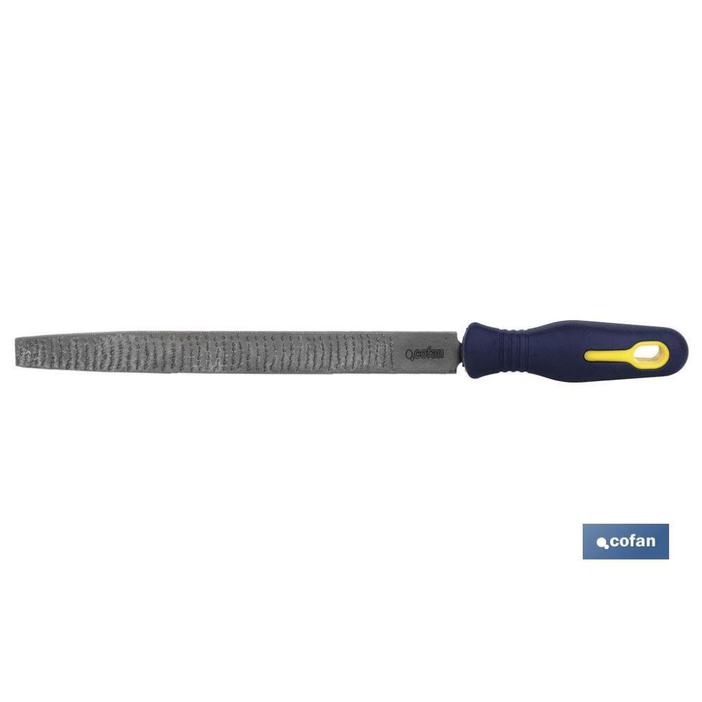 ESCOFINA PLANA PARALELA 250mm CON MANGO (PACK: 1 UDS)