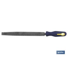 ESCOFINA MEDIA CAÑA 150mm CON MANGO (PACK: 1 UDS)