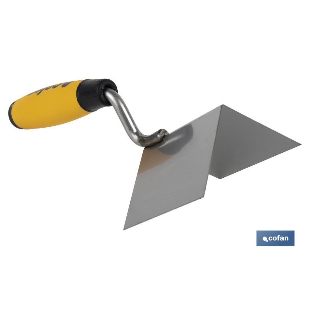 LLANA INOX PARA ESQUINAS EXTERIORES MANGO BI-COMPONENTE 80X60 (PACK: 1 UDS)