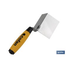 LLANA INOX PARA ESQUINAS EXTERIORES MANGO BI-COMPONENTE 80X60 (PACK: 1 UDS)