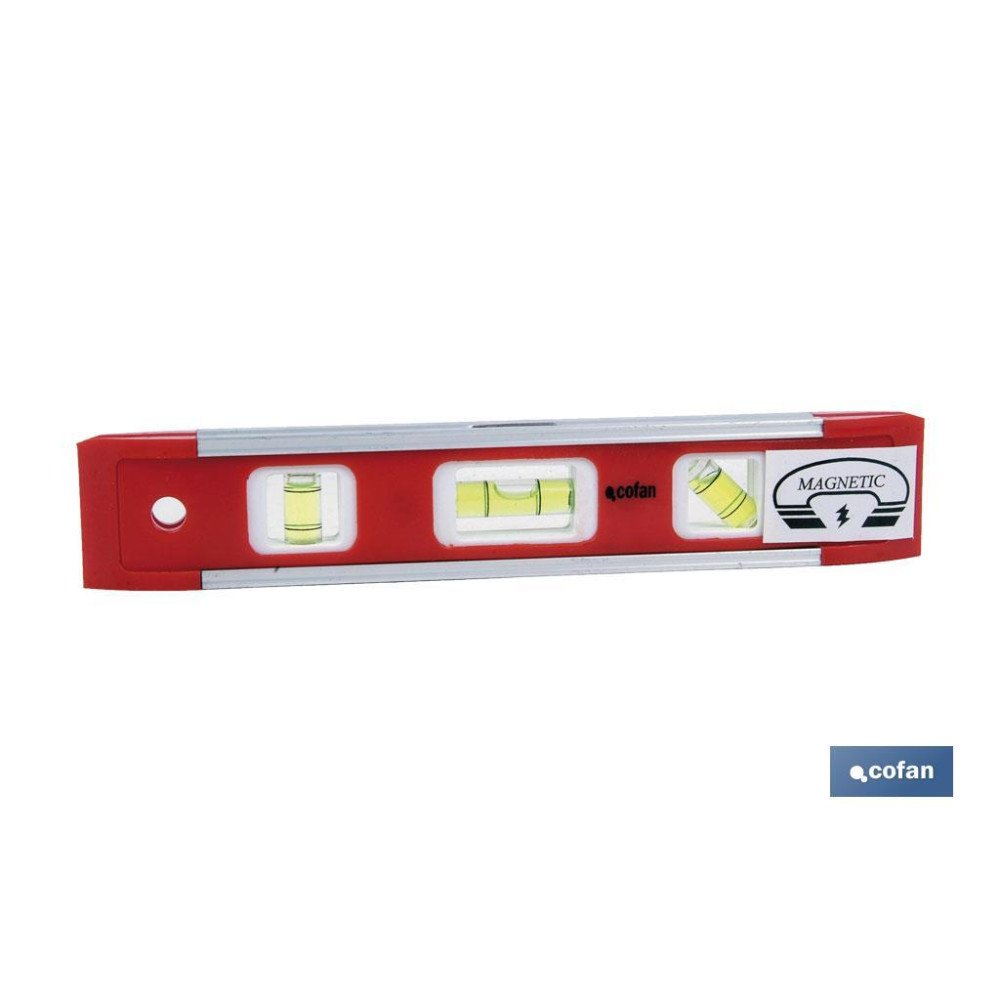 NIVEL MAGNETICO ALUM. MODELO TORPEDO 250mm (PACK: 1 UDS)
