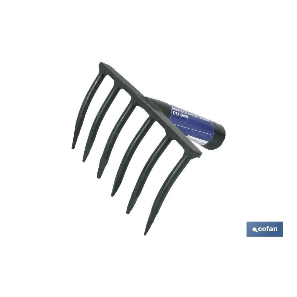 RASTRILLO 12 PUAS FORJADO 375X100MM (PACK: 1 UDS)