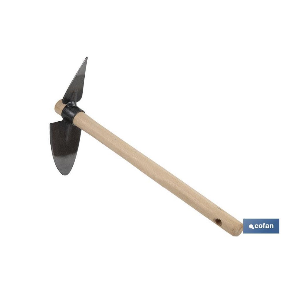 ZACHO CURVO CON PUNTA Y MANGO DE MADERA 230 X 80 MM 180 G (PACK: 1 UDS)