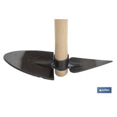 ZACHO CURVO CON PUNTA Y MANGO DE MADERA 230 X 80 MM 180 G (PACK: 1 UDS)