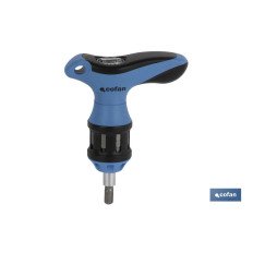 SET DESTORNILLADOR EN T C/ CARRACA 26 PCS (PACK: 1 UDS)