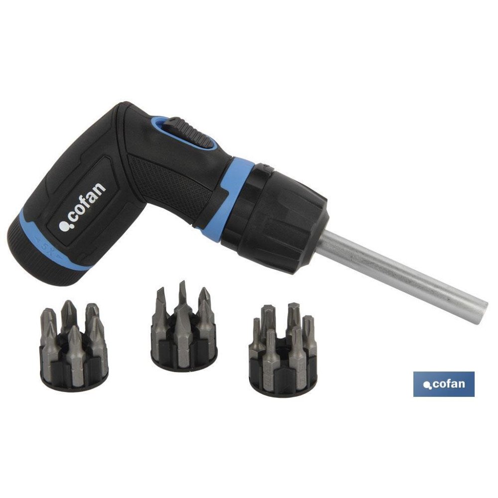 SET DESTORN. CARRACA T 19 PCS CONVERTER 5:1 VELOC. (PACK: 1 UDS)