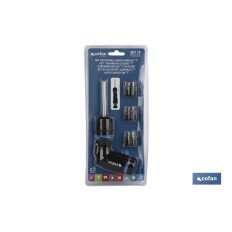SET DESTORN. CARRACA T 19 PCS CONVERTER 5:1 VELOC. (PACK: 1 UDS)