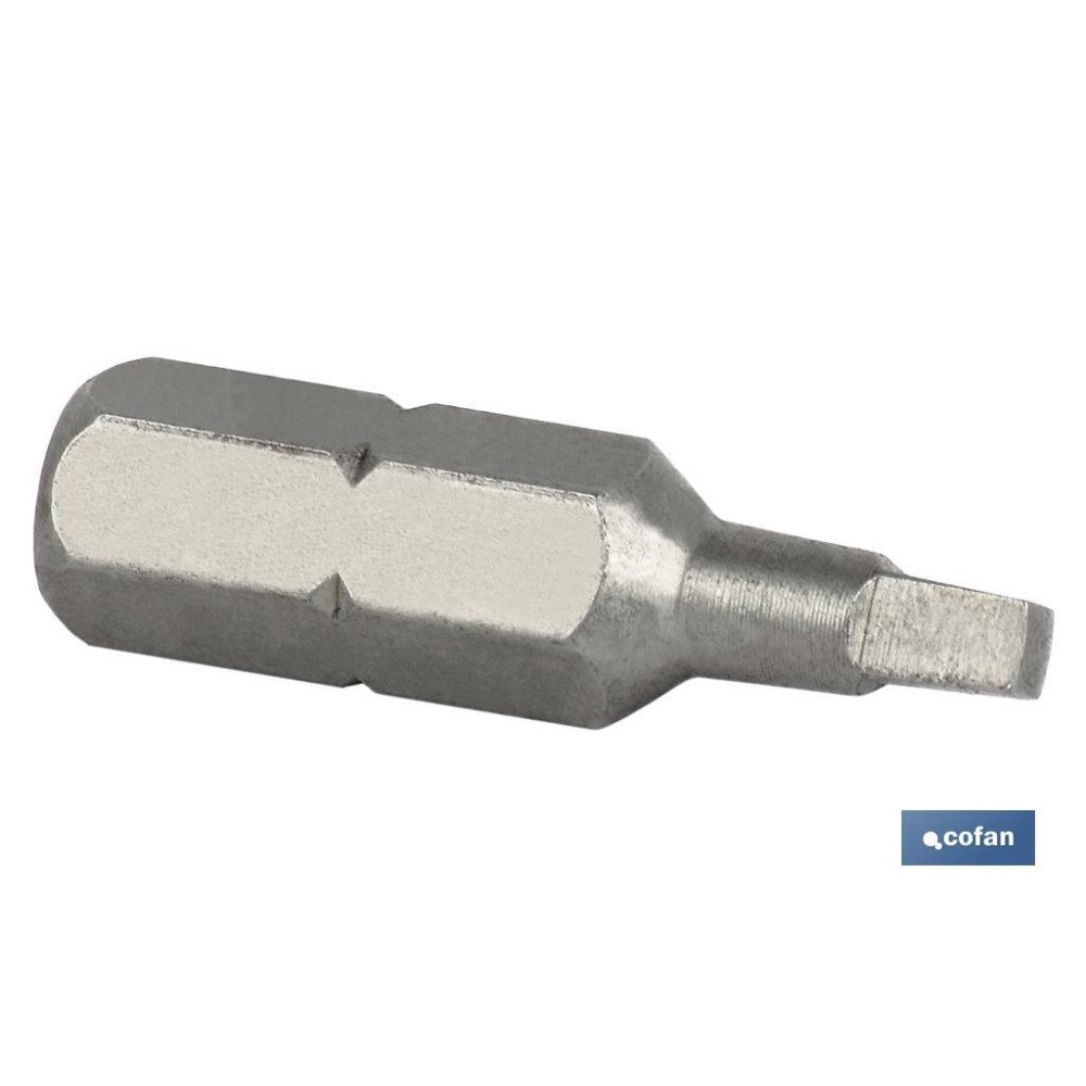 PUNTA DE DESTORNILLADOR CUADRADA ESTÁNDAR R-1 50 MM VENTA UNITARIA (PACK: 1 UDS)