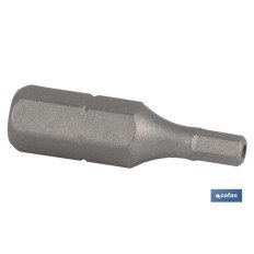 PUNTA DE DESTORNILLADOR HEXAGONAL INVIOLABLE 5 25 MM VENTA UNITARIA (PACK: 1 UDS)