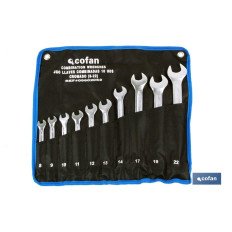 SET 10 PCS LLAVES COMBINADAS DE 8 A 22 (PACK: 1 UDS)