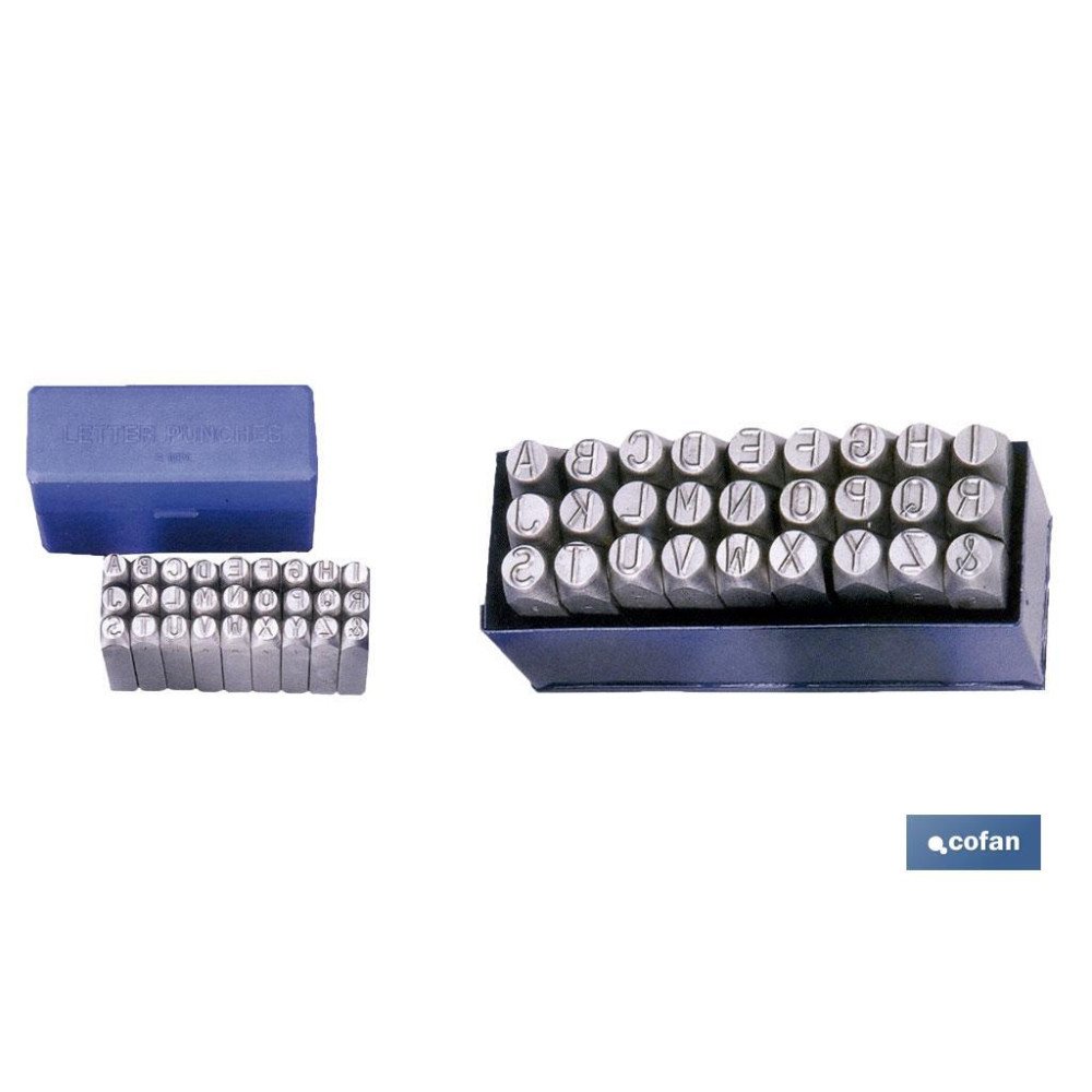 CONJUNTO ESTAMPACIÓN LETRAS 6 MM (PACK: 1 UDS)