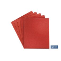 PLIEGO LIJA MADERA/PARED G.40 (230X280) (PACK: 50 UDS)