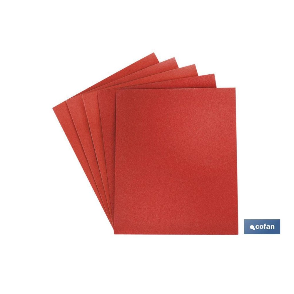 PLIEGO LIJA MADERA/PARED G.120 (230X280) (PACK: 50 UDS)
