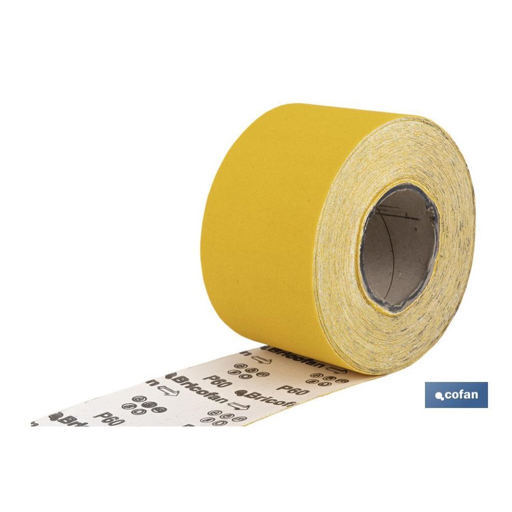 ROLLO LIJA DE PAPEL 100 X 25 M. G.60 (PACK: 1 UDS)