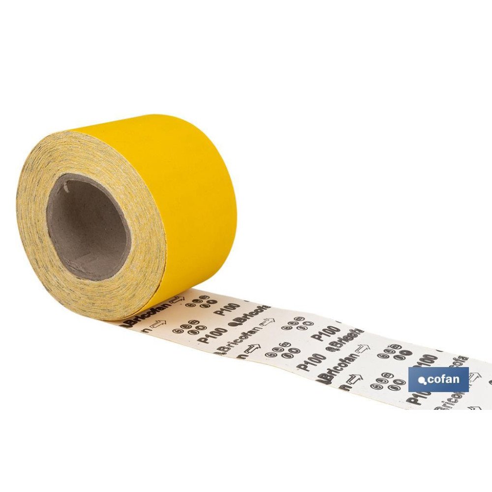 ROLLO LIJA DE PAPEL 100 X 25 M. G.100 (PACK: 1 UDS)